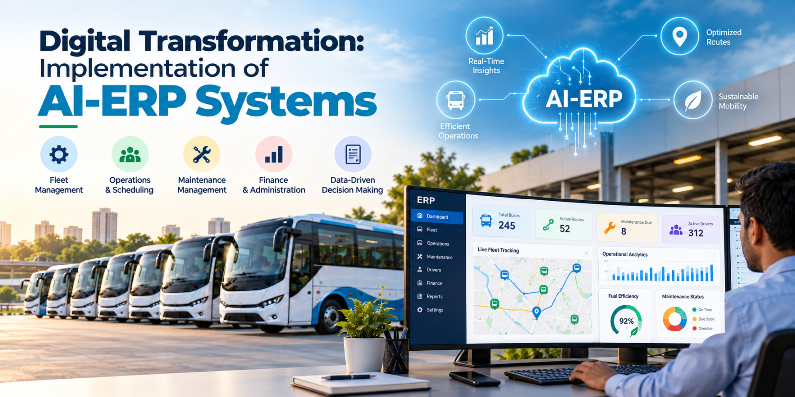 AI-ERP Fleet Transformation Banner